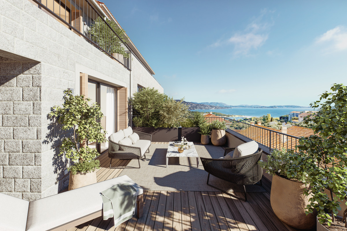 Résidence neuve LE TROUBADOUR à Porto-Vecchio