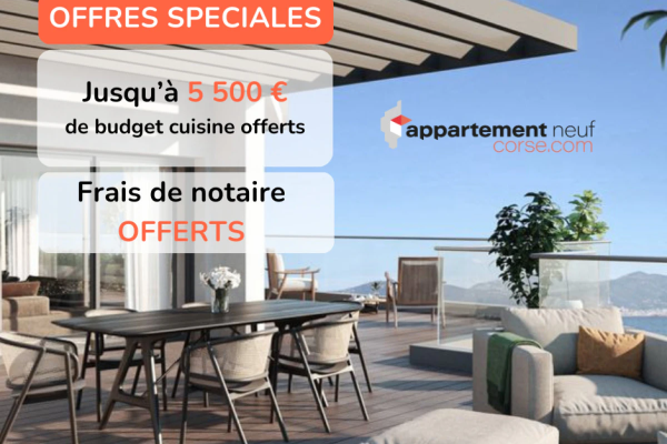 Appartement neuf CALYPSO à Grosseto-Prugna